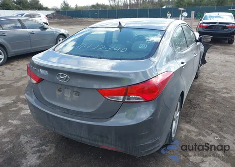 2013 Hyundai Elantra Gls from USA, damaged, VIN 5NPDH4AE8DH272770